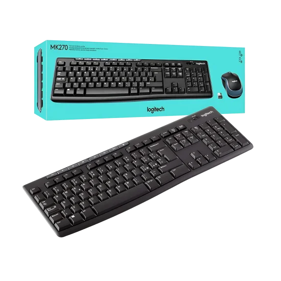 Keyboard&Mouse Wireless LOGITECH MK270